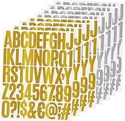 SHINEOFI 8 Sheets Letter and Number Stickers Adhesive Decals for Scrapbooking DIY Crafts Classroom Decor and More