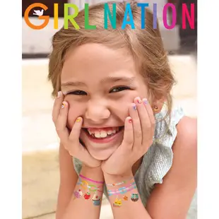 Girl Nation美國甜心 小可愛立體耳環貼 2023新品 動物園派對 耳環貼紙 兒童耳環 兒童夾式耳環 女孩禮物