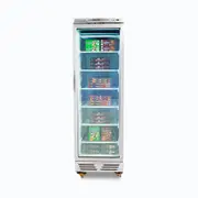 Bromic Refrigeration Bromic Upright Display Freezer LED Flat Glass Door 300L UF0374S - Display Freezers (BR-3736045) - 3736045-NR-BR