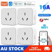 16A Smart AU Socket Plug Tuya WiFi Zigbee Voice Control for Alexa Google Home