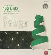 GE Energy Smart ConstantON 150 LED Net-Style Lights Warm White 6ft x 4ft