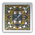 36" Square Marble Coffee Table Top Handmade Arts Luxury Home Interior Furniture