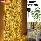 Solar LED String Lights Lamp Garden Wall Fence Fairy Light Solar Powered Decor