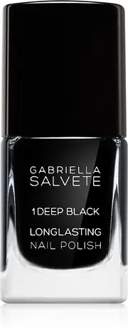 Gabriella salvete Smalto Lungo (Enamel) 11 ml - Shade: 1 Deep Black