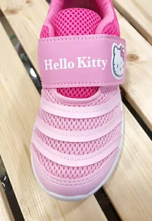 【震撼精品百貨】Hello Kitty 凱蒂貓 台灣製Hello kitty正版兒童運動布鞋-粉色(18 23號) 震撼日式精品百貨