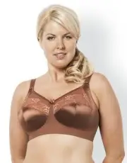 New Elomi Kristie Cocoa Soft Cup Bra 52F UK 52G US 5850