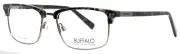 BUFFALO DAVID BITTON BM507 SLA Grey Tortoise Mens Rectangle Eyeglasses 54-18-145