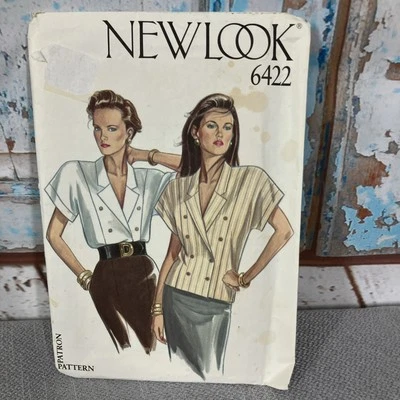 Simplicity 6422 Sewing Pattern New Look Blouse Womens Size 8-18 Uncut FS