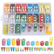 250 Pieces Automotive Car Fuse Assortment Kit, Standard Mini Car Blade Fuses ...