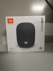 New JBL Link Music Smart Wi-Fi Bluetooth Speaker w/ Google Assistant - Black