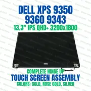 Dell XPS 13 9350 9360 9343 Touch Screen QHD+ 13.3" Assembly 2CFJV SILVER