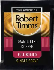 BULK 1000 x Robert Timms Full-Bodied Granulated Coffee Sachets | Bnb Supplies