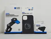 QUAD LOCK KIT APPLE iPHONE 14+ Case, Dampener, Handlebar Mount *EXPRESS*
