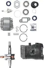 XXUMKL Fit For S-T-I-H-L MS170 MS180 017 MS 180 Chainsaw 38Mm SYW-Cylinder Piston Crankshaft Engine Pan Kit