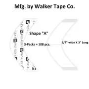 Pro Flex Adhesive Tape Shape A 108 Pcs Full Head bond lace wig HairPiece