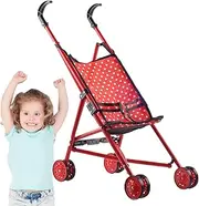 Kids Stroller Toys - Outdoor Pretend Doll Pram - Folding Design Doll Pram Toy for Birthday, Christmas, Children's Day, and Thanksgiving