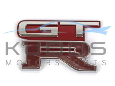 Nismo Heritage Boot Badge GTR #AH3 - Red Pearl Metallic - Skyline R32 GTR.