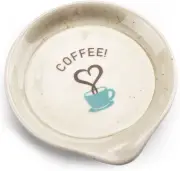FANGSUN Ceramic Coffee Spoon Holder Rests for Station Decor, Mini Stove Top Bar