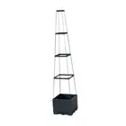 Vegetables Pot Garden Patio Bed Planter Box with Trellis for Cucumbers