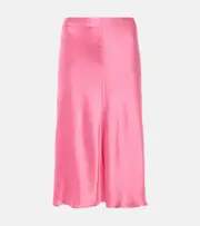 [Stella McCartney] Stella McCartney Satin midi skirt AU 6 pink