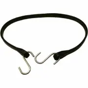 Peerless CC8415 15" EPDM Rubber Bungee Tarp Strap with Hooks