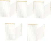 Ciieeo 5sets Aroma Diffuser Sticks Sturdy Wood Bead Essential Oil Diffusers Long Rattan Fragrance Sticks for for Aromatherapy Mood Enhancement 50pcs*5