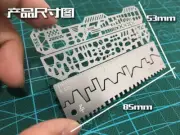 Alexen Scribing Ruler and Template for 1/100, 1/144 Scale Models