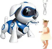 Robot Dog, Robot Dog, USB Charging Pet, Dancing Robotic Dog, Interactive Puppy Toy, Realistic Pet Robot, Interactive Robot Dog with Functional Picture Buttons for Boys or Girls