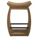 Uttermost 24988 Connor 18"W Elm Wood Accent Stool - Reclaimed Elm