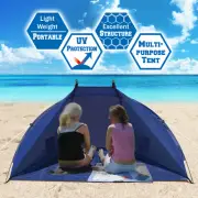 Portable Beach Fishing Tent Shelter UV Sunshade Canopy Camping PicnicOutdoor