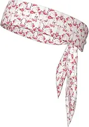 Flamingos Sports Strap Double-Sided Headscarf Men's Bow Tie Sports Headscarf Running Yoga Exercise Headband