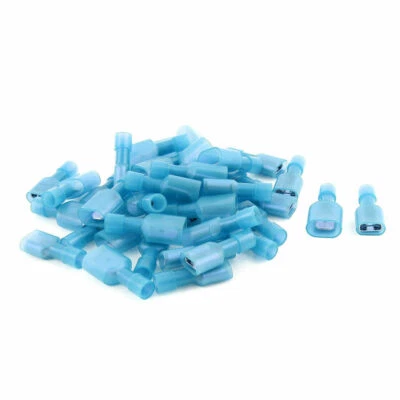 A● 20Pair16-14AWG Wire Insulated Male Female Spade Crimp Terminal Connectors Kit