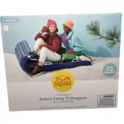 Sun Squad 2 Person Inflatable Extra Long Toboggan 60"x27"x18" New