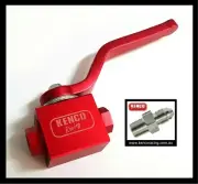 KENCO | BRAKE SHUT OFF VALVE / TAP WITH 1/8TH NPT X AN3 FITTING Speedway Burnout