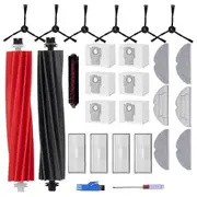 For S8 S8 Pro Ultra S8+ Spare Parts Main Side Brushes Mop Cloths Hepa Filters Dust Bags Replacement
