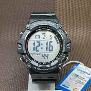Casio AE-1500WH-1A Large Wide Face Digital Black Stopwatch Sporty Men's Watch