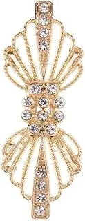 [Tadill] 1 Set Closure Hook And Eye Clasp, Gold, 68 x 25mm