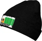 [OdDdot] I Love Garbage Trucks Print Beanie Hats for Women Men,Winter Hats,Knit Hat,Mens Beanies,Brimless Hat,Skater Beanie, Black, One size