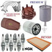 Tune Up Kit Filters Cap Wire Spark Plugs For INFINITI QX4 V6 3.3L 1997-2000