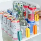 Neat Fridge Can Holder Prevent Rolling and Create a Clean Storage Space
