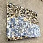 Natural Agate Table, Center Agate Mix Table, Handmade Furniture For Patio Decor