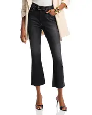 Frame Le Crop High Rise Mini Boot Jeans in Claudius
