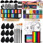 Bowitzki Professional Face Painting Kit FOR Costume SFX Halloween Cosplay Makeup