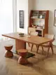 北歐實木餐桌椅組合現代簡約小戶型家用客廳創意吃飯桌子洽談桌