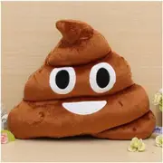 LUD Funny Cotton Poo Shape Throw Pillow Home Office Car Cushion