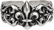 [Starforged] Adepta Sororitas Sisters of Battle Bulbous Iris Silver Ring 40K Warhammer, one size, Plaster, No Gemstone