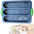 Silicone Long Stick Bread Baking Tray Non-stick Bake Mold Muffins