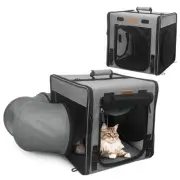 Cat Travel Carrier with Little Box, Various DIY Methods Large Pet Carrier,