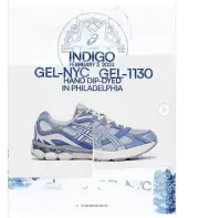 ASICS GEL-NYC Lapstone & Hammer Dip Dyed SZ 10.5 DEADSTOCK Only 50 Pairs Made!