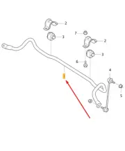 VOLVO V40 Front Stabilizer Anti Roll Bar 31317899 NEW GENUINE